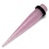 Acrylic Glitter Stretchers 4mm, Pink