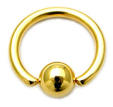 22ct Gold Plated Steel (PVD) Steel BCRs - SKU 1512