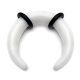 Acrylic Plain Crescent Stretchers 4 / white