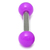 Acrylic Neon Ball Micro Barbell 1.2mm 1.2mm, 6mm, 3mm, Purple - alternative image
