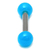 Acrylic Neon Barbell 1.6mm 1.6mm, 12mm, 6mm, Blue - alternative image