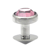 Titanium Skin Diver - Jewelled 4 / Light Pink