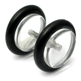 Acrylic Fake Plugs 1.2mm, 5mm, 8mm, Clear