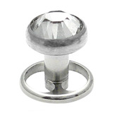 Titanium Skin Diver Wheel - Jewelled 1.5mm / Crystal Clear