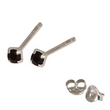 Silver Crystal Studs ST11 - ST12 - ST13 - Claw Set - SKU 15537