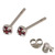 Silver Crystal Studs ST11 - ST12 - ST13 - Claw Set - SKU 15547