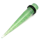 Acrylic Glitter Stretchers 2mm, Green