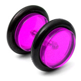 Acrylic Fake Plugs 1.2mm, 5mm, 6mm, Purple