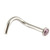 Steel Jewelled Nose Stud (2mm head) - SKU 15591