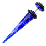 Acrylic Marble Fake Stretcher 1.2mm, 5mm, 8mm, Blue