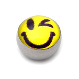 Steel Logo Balls - Pictures 1.6mm, 6mm, Winkie Smiley