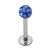 Smooth Glitzy Ball Labrets 1.2mm gauge - SKU 15720
