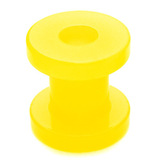 Acrylic Neon Screw Flesh Tunnel 12mm, Neon Yellow