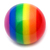 Acrylic Rainbow Balls - SKU 16018
