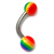Acrylic Rainbow Micro Curved Bar 1.2mm - SKU 16025