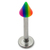 Acrylic Rainbow Labrets - SKU 16053