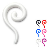 Acrylic Enigma Spiral Stretcher 1.6mm, White