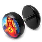 Acrylic Logo Fake Plug 1.2mm, 5mm, 8mm, Mary Logo