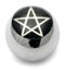 Steel Logo Balls - Pictures 1.6mm, 6mm, Pentagram