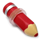Resin Pencil Plugs 8mm, Red