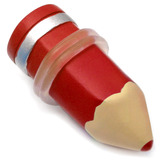 Resin Pencil Plugs 14mm, Red