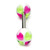 Acrylic Heart Barbell 12 / Purple-Green / 5 - alternative image