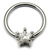 Crystal Star BCR - Nipple Ring - SKU 16903