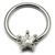 Crystal Star BCR - Nipple Ring - SKU 16905