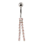 Belly Bar - Various Styles Pink / XA89