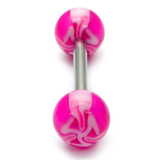 Acrylic Electric Barbell 1.6x12mm / 5 / Purple