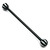 Black Steel Pick and Mix Industrial Scaffold Barbells 1.6mm, 34mm, 5mm, Black Acrylic Beach Balls - alternative image