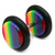 Acrylic Rainbow Fake Plugs - SKU 18516