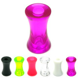 Acrylic Double Flared Eyelets 4mm, Purple