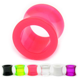 Acrylic Double Flared Eyelets 8mm, Pink