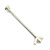 Steel Industrial Scaffold Barbell with Wing Nut IND12 - SKU 18887
