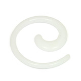 Acrylic Neon Spiral Stretchers 1.6mm, White