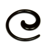 Acrylic Neon Spiral Stretchers 2mm, Black