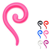 Acrylic Enigma Spiral Stretcher 2mm, Neon Pink