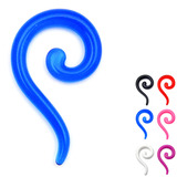 Acrylic Enigma Spiral Stretcher 4mm, Blue