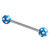 Acrylic Multi-Star Barbell 1.6mm (NEW) 16mm / 5mm / Blue (one bar only) - alternative image