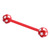 Acrylic Multi-Star Flex Barbell (NEW) 1.6mm, 14mm (most popular length), 5mm, Red - alternative image