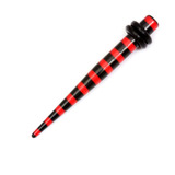 Acrylic Black Stripes Stretchers 4 / Red
