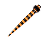 Acrylic Black Stripes Stretchers 4 / Orange