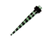Acrylic Black Stripes Stretchers 3 / Green