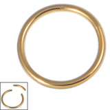 Titanium Smooth Segment Ring - SKU 19487