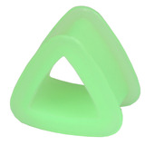 Silicone Triangle Tunnel 4-16mm 10mm, Green