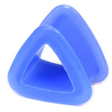Silicone Triangle Tunnel 4-16mm 4mm, Blue