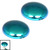 Titanium Threaded Attachment - Disks 1.2mm Turquoise (Pair) - alternative image