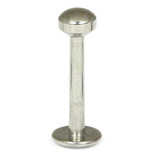 Titanium Labrets with Disk Top 1.2mm Gauge 1.2mm, 9mm, Mirror polish