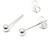 Silver Studs with Silver Ball ST4-ST5-ST6-ST7-ST20-ST21-ST22-ST23-ST24-ST25-ST26-ST27-ST28 - SKU 20011
